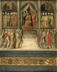 Weihe und Krönung von Papst Paul II. (1417-71), 1534